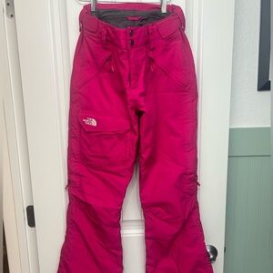 The North Face pink Snow Pants